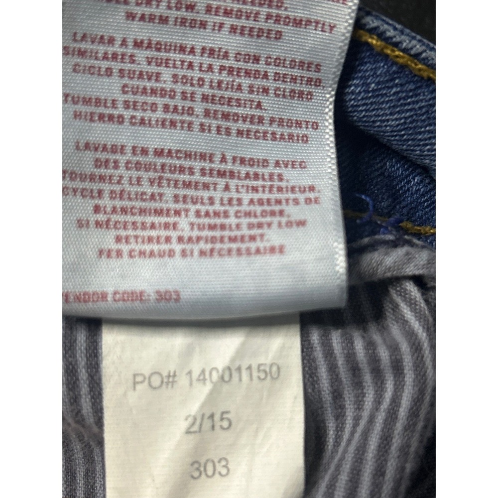 IZOD Blue‎ Slim Taper Jeans Mens 36x34 - Picture 11 of 11